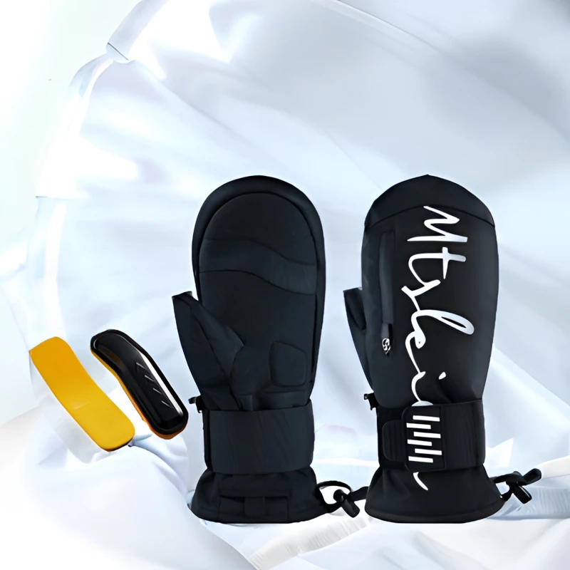 滑雪手套内置护腕男士新款滑雪手套减震单板保暖耐磨防水护腕运动