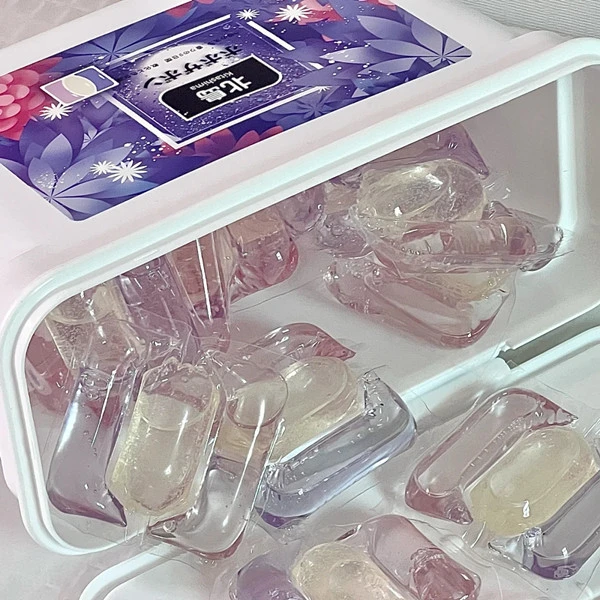 洗衣凝珠三合一家用除菌抑菌香味持久留香水型洗衣液球除螨实用装