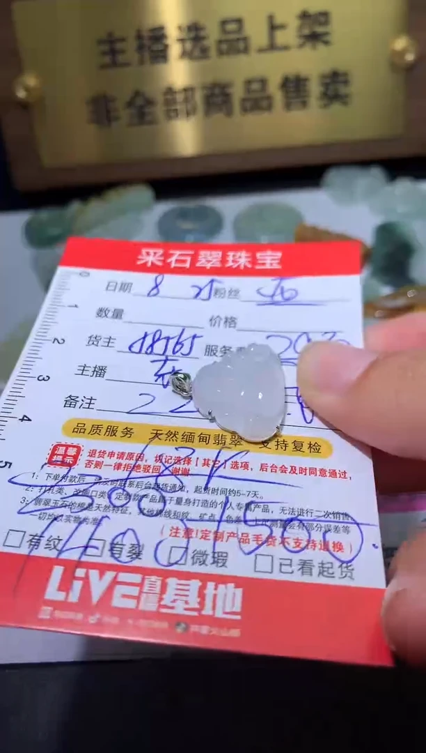 【闪购商品】翡翠颈饰未镶嵌净货