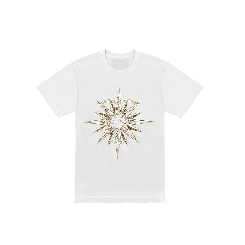 2025春夏串珠太阳女神短袖T恤D2009
