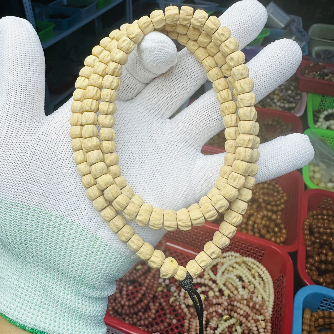 【热振原皮百香籽】精致百香籽108佛珠手串原装原皮走色快0.8mm左右