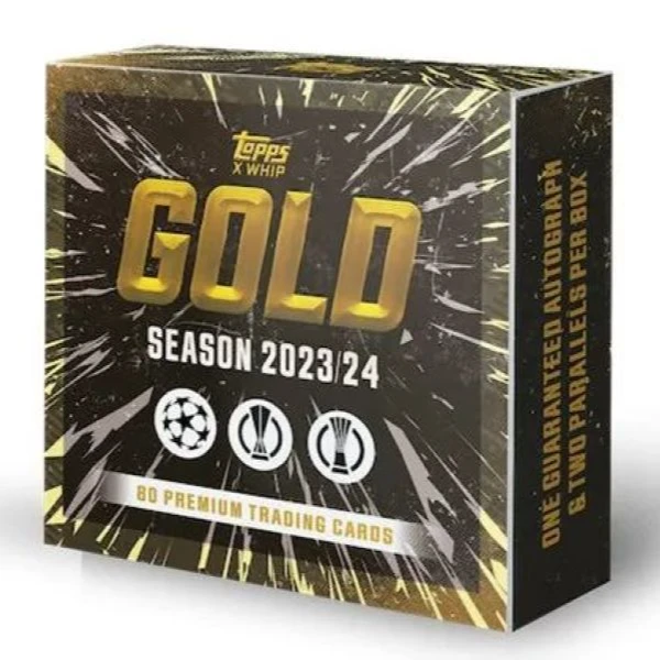 Topps【拆盒】23-24欧冠GOLD球星卡盲盒下单默认代拆未成年人足球
