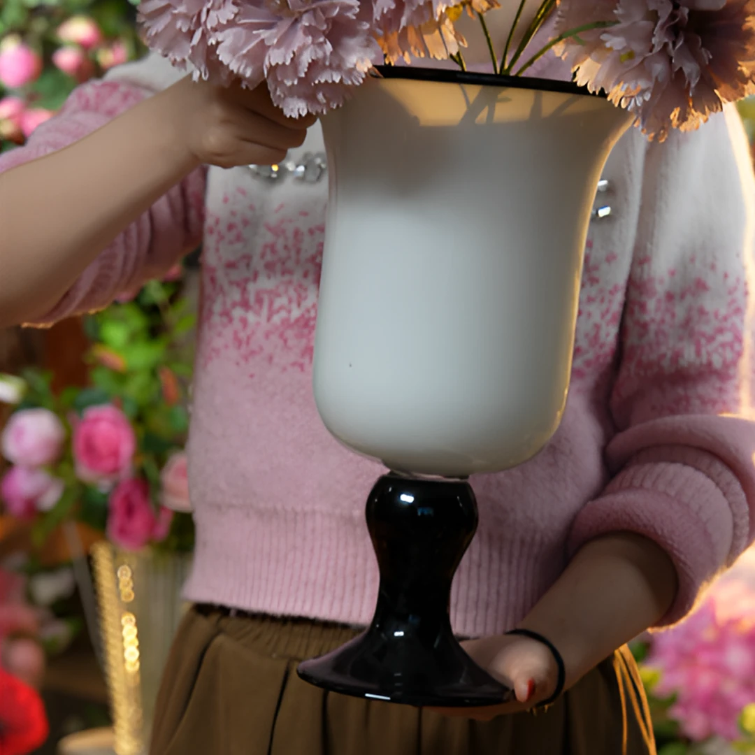 琉璃风灯 赫本风 高级感极简风花瓶