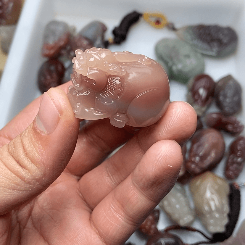 【闪购商品】玛瑙/玉髓颈饰未镶嵌马