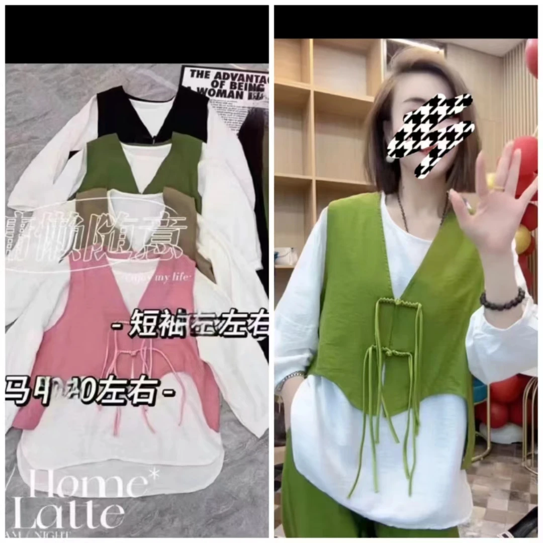 夏季新款大码加肥加大女糖果色马甲