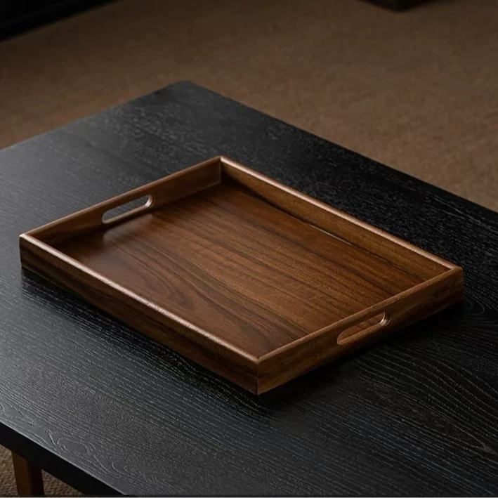 超大号南美胡桃木实木托盘茶奉托盘收纳盘HTTP-12
