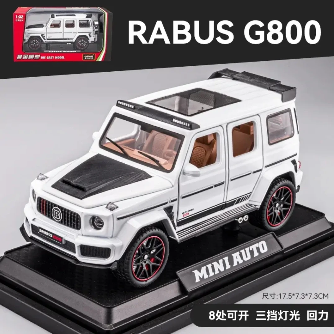 1:32巴博斯G800仿真合金汽车模型摆件
