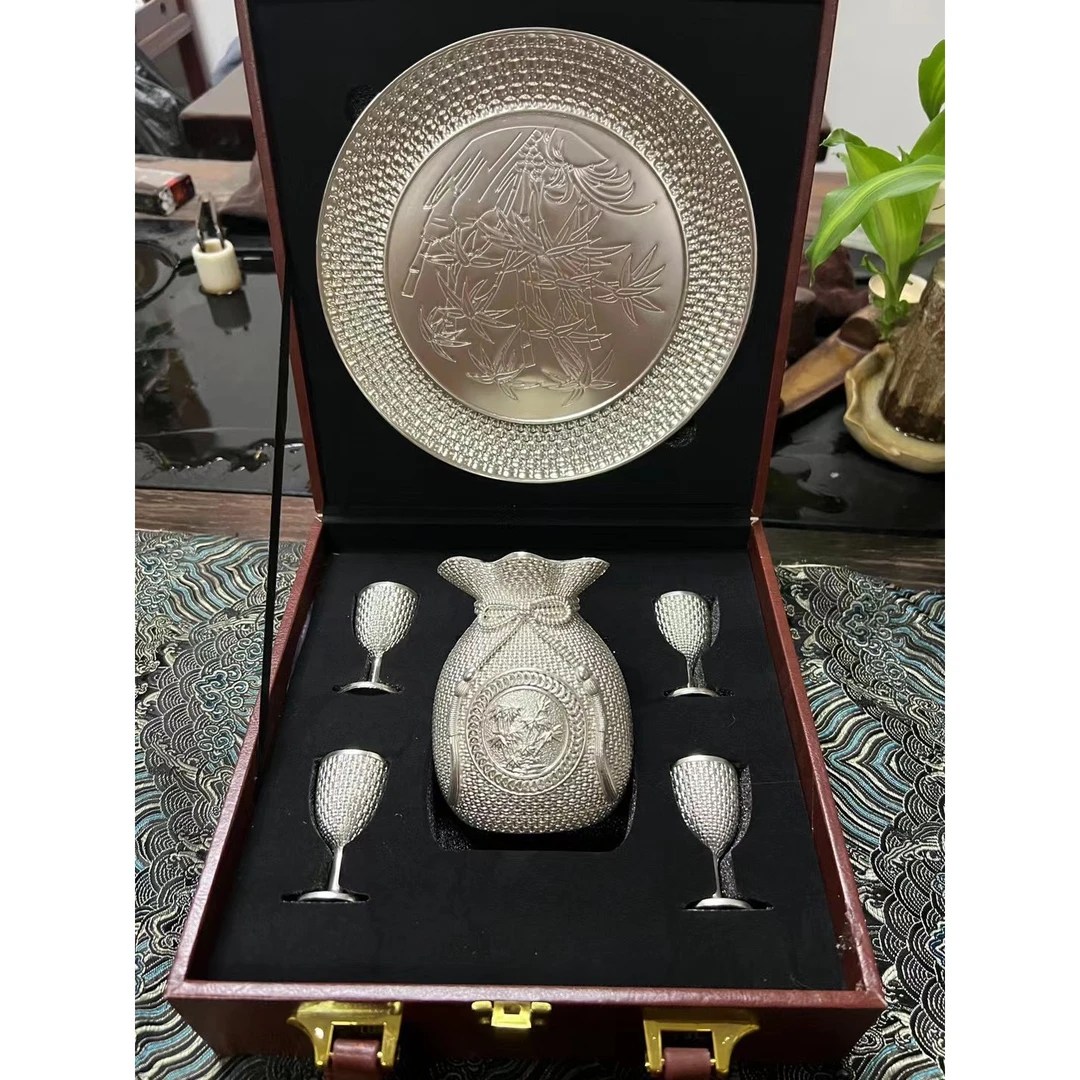 【导福】壶杯子分酒具6件套日用送礼自用收藏