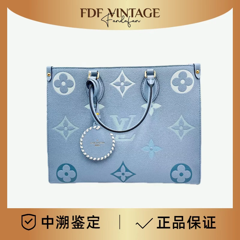 99新 LouisVuitton/路易威登 范大范onthego限定托特包/7289 8118