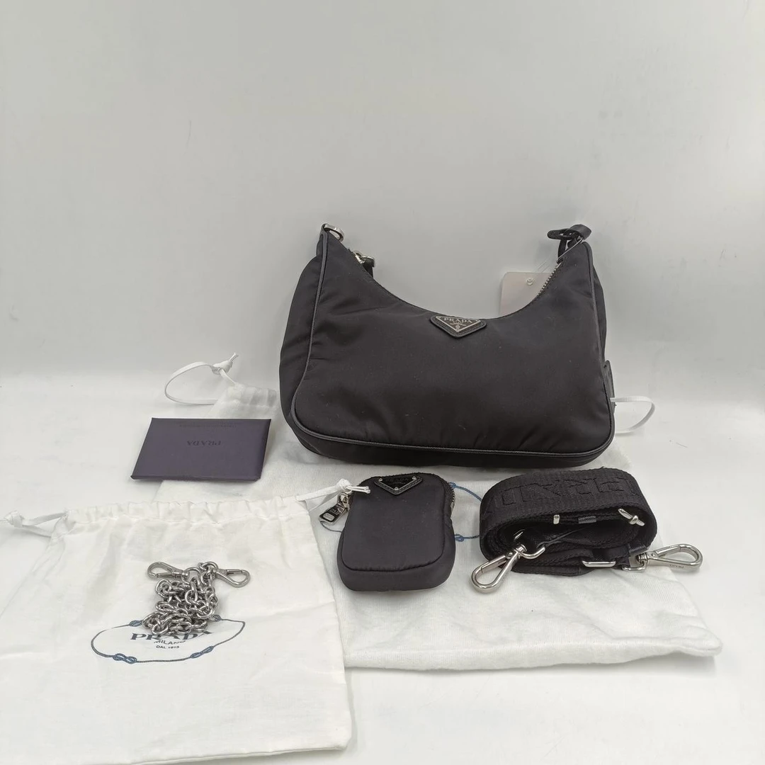 95新 Prada/普拉达 2005三合一斜挎包/8171 6775