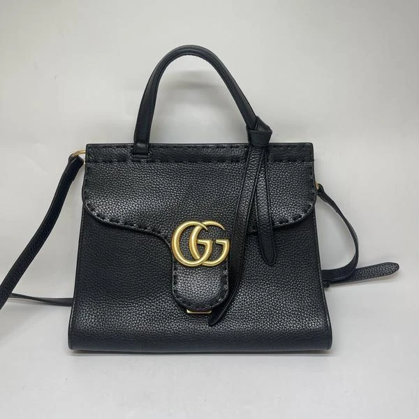 95新 GUCCI/古驰 范大范Gucci手提包黑/1539 0693