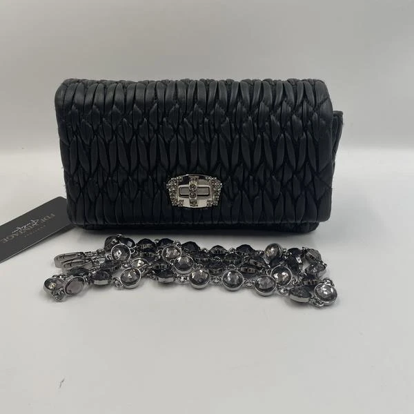 95新 MIU MIU/缪缪 范大范钻石褶皱斜挎包/5148 8304