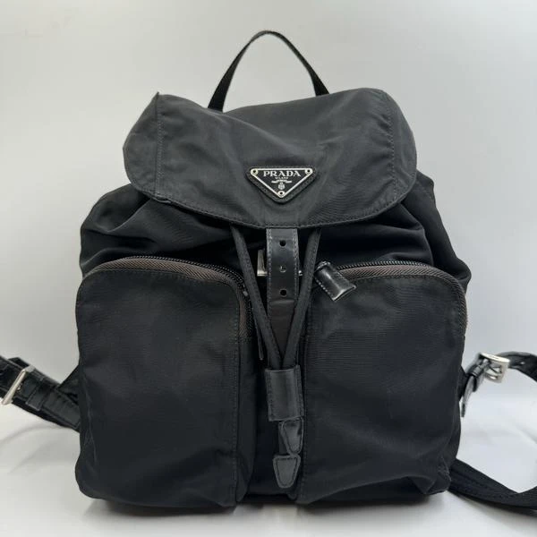 95新 Prada/普拉达 范大范尼龙双肩包/1025 3816