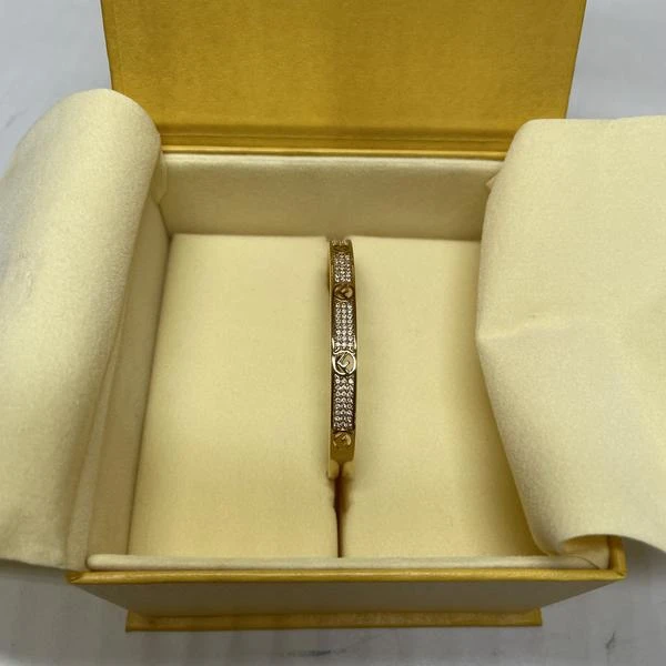 99新 FENDI/芬迪 金色手镯/1440 3382