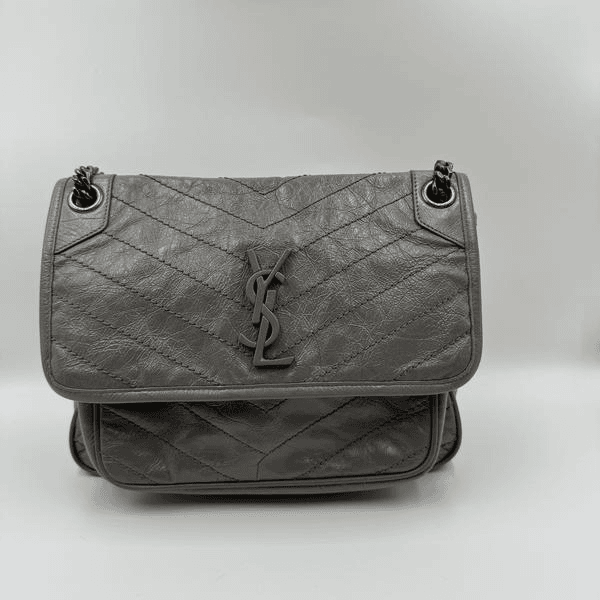95新 Saint Laurent Paris 范大范y 老款niki中单肩包/1967 9697