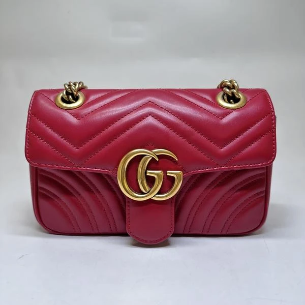 95新 GUCCI/古驰 范大范Gucci古驰马蒙22红色/5390 1615