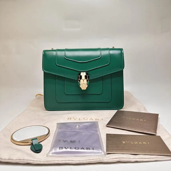95新 BVLGARI/宝格丽 范大范蛇头小号链条包/9861 3485