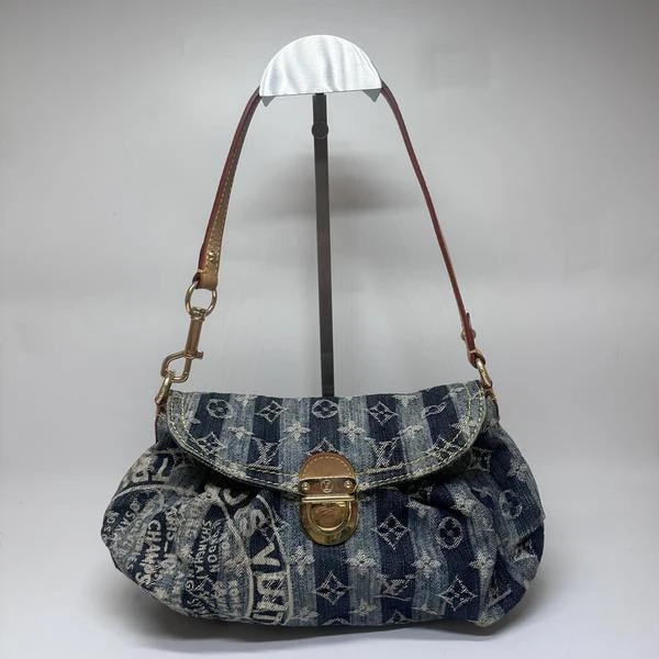 95新 LouisVuitton/路易威登 范大范中古单宁腋下包/2936 6668