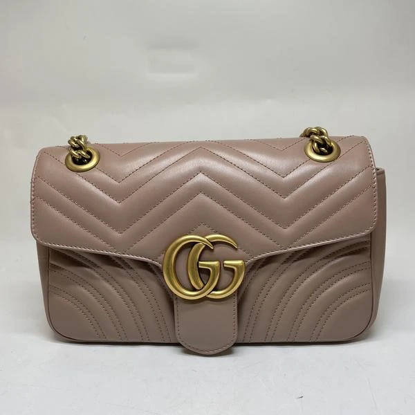 95新 GUCCI/古驰 范大范古驰马蒙26裸粉色/5689 8543