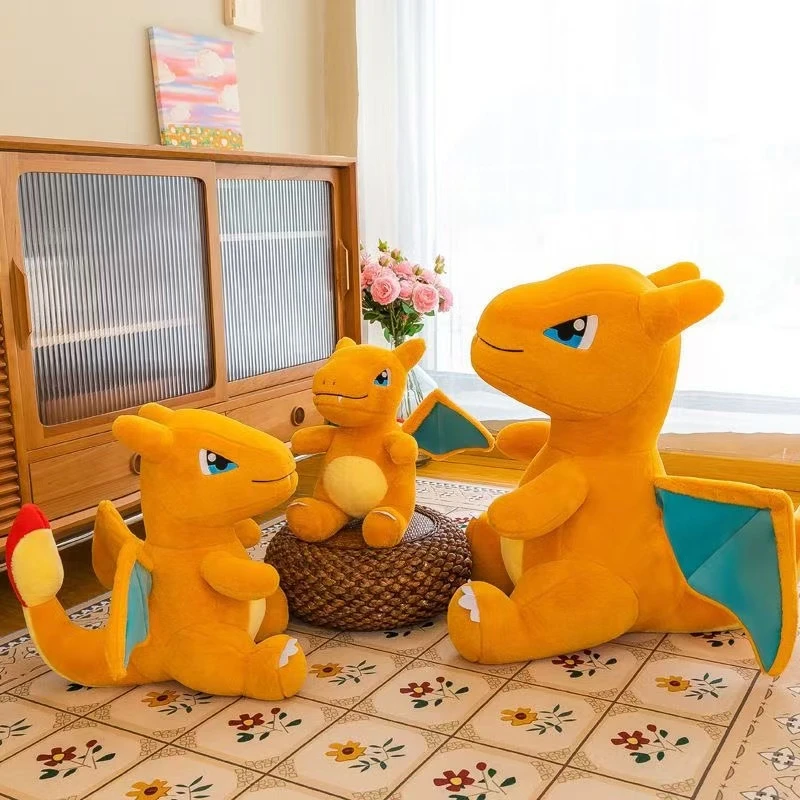 可爱新款兔毛喷火龙毛绒玩具公仔恐龙神奇抱枕布娃娃玩偶