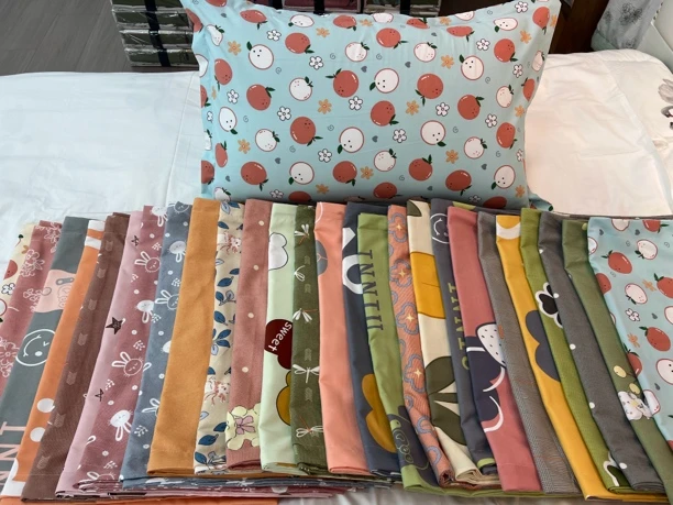 宽边枕套一对（不挑花型）尺寸48X74厘米 福袋