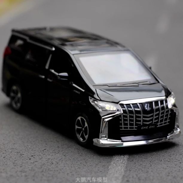 埃尔法仿真合金汽车模型静态车模礼品摆件