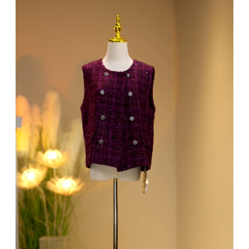 高定时尚气质减龄小香风外套  24010022