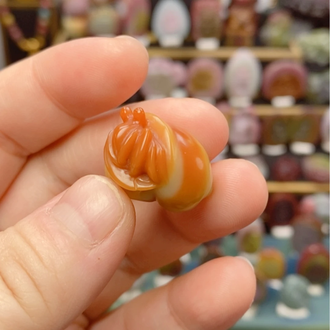 【闪购商品】石英质玉（缅黄）吊坠(不含链)未镶嵌