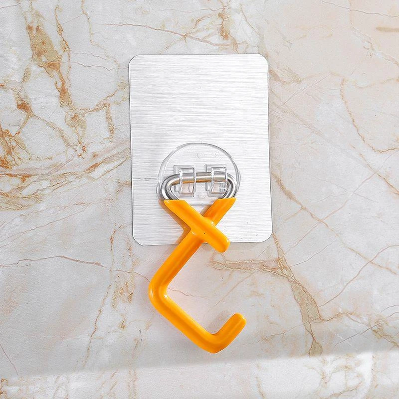 免打孔拖把架挂钩免钉黏钩门后厨房浴室厕所放扫把拖把化妆室壁挂