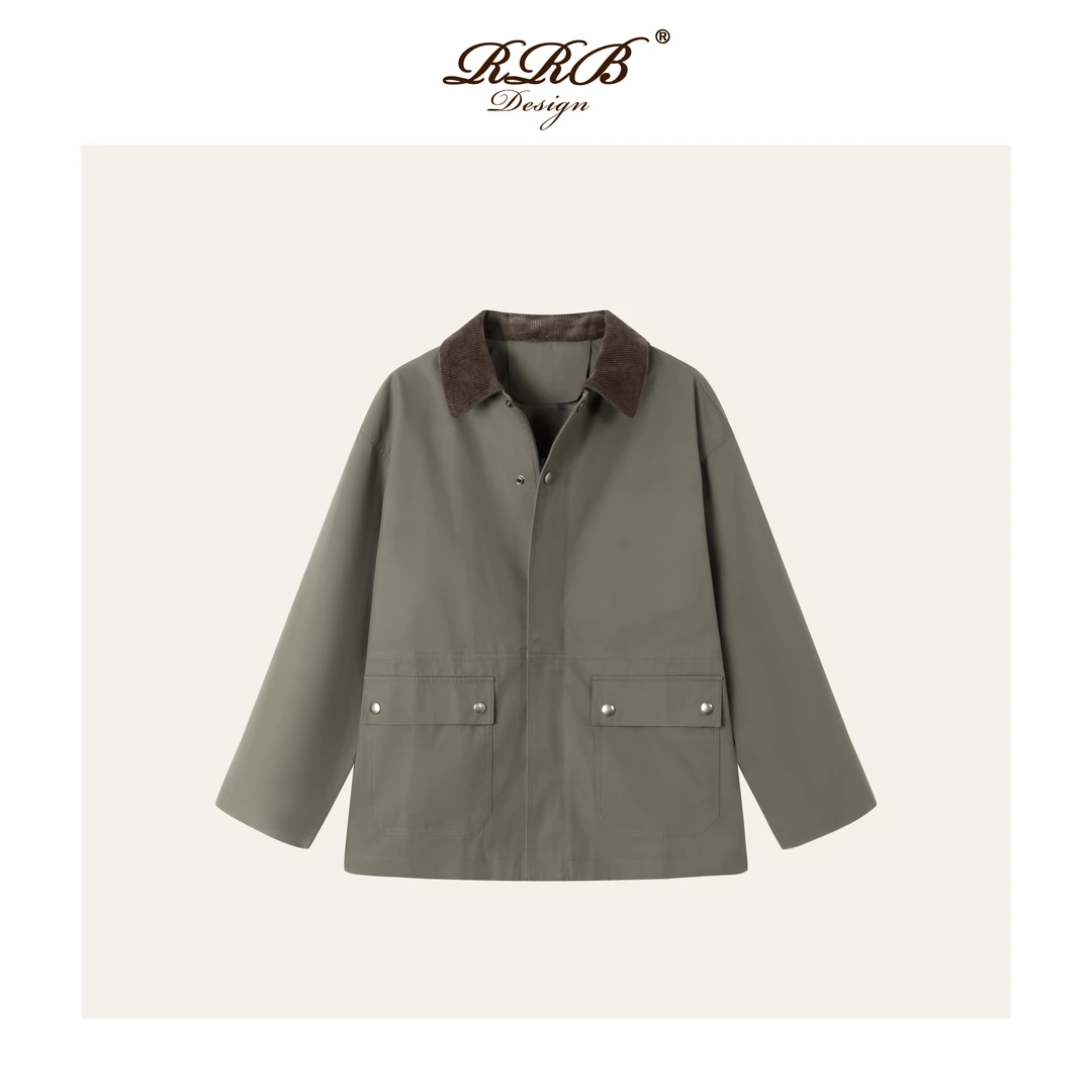 RRB Design 「Detroit夹克」100%棉防风休闲夹克秋季女外套