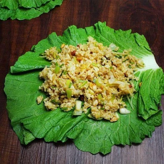 北当季新鲜大白菜叶打饭包菜叶子包饭即食饭包白菜叶新鲜现摘笋1g