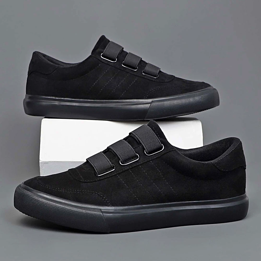 2024秋季新款男鞋一脚蹬懒人鞋时尚潮流休闲布鞋轻便舒适鞋*24091