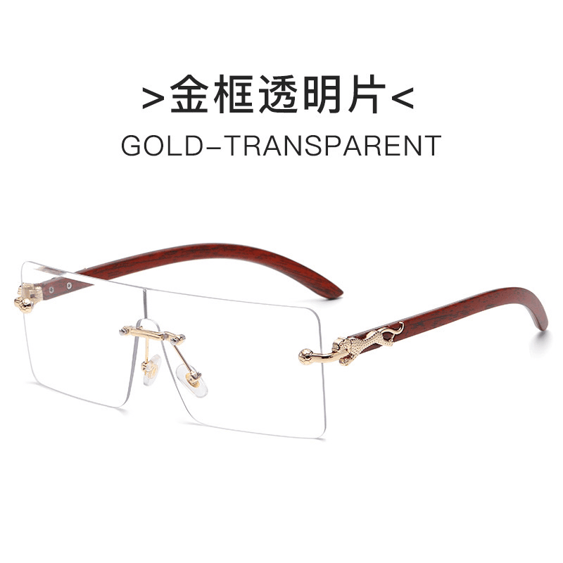 新款金豹偏光高清高品质PC平光眼镜配礼盒