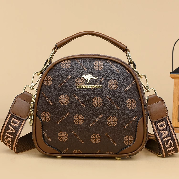 新款复古印花经典时髦网红潮流手提包时尚百搭韩版气质单肩斜跨包