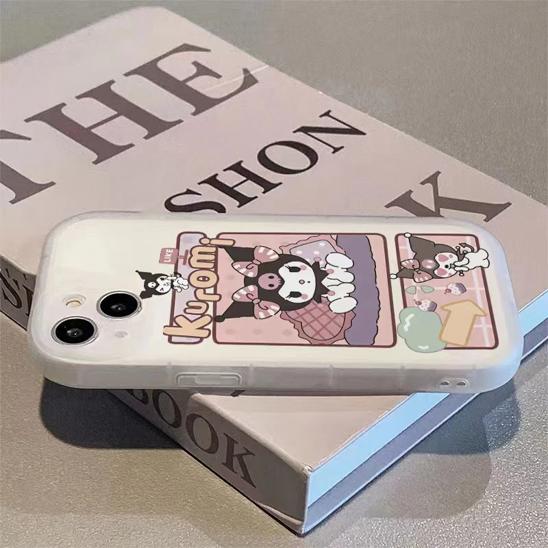 库洛米苹果15ProMax手机壳iPhone14全包13创意12卡通11防摔xr女8p