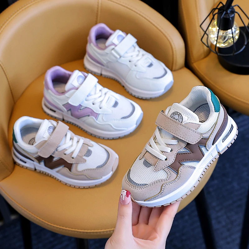 儿童阿甘鞋子男童春季透气男宝宝软底防滑单鞋女童鞋运动鞋3-12岁