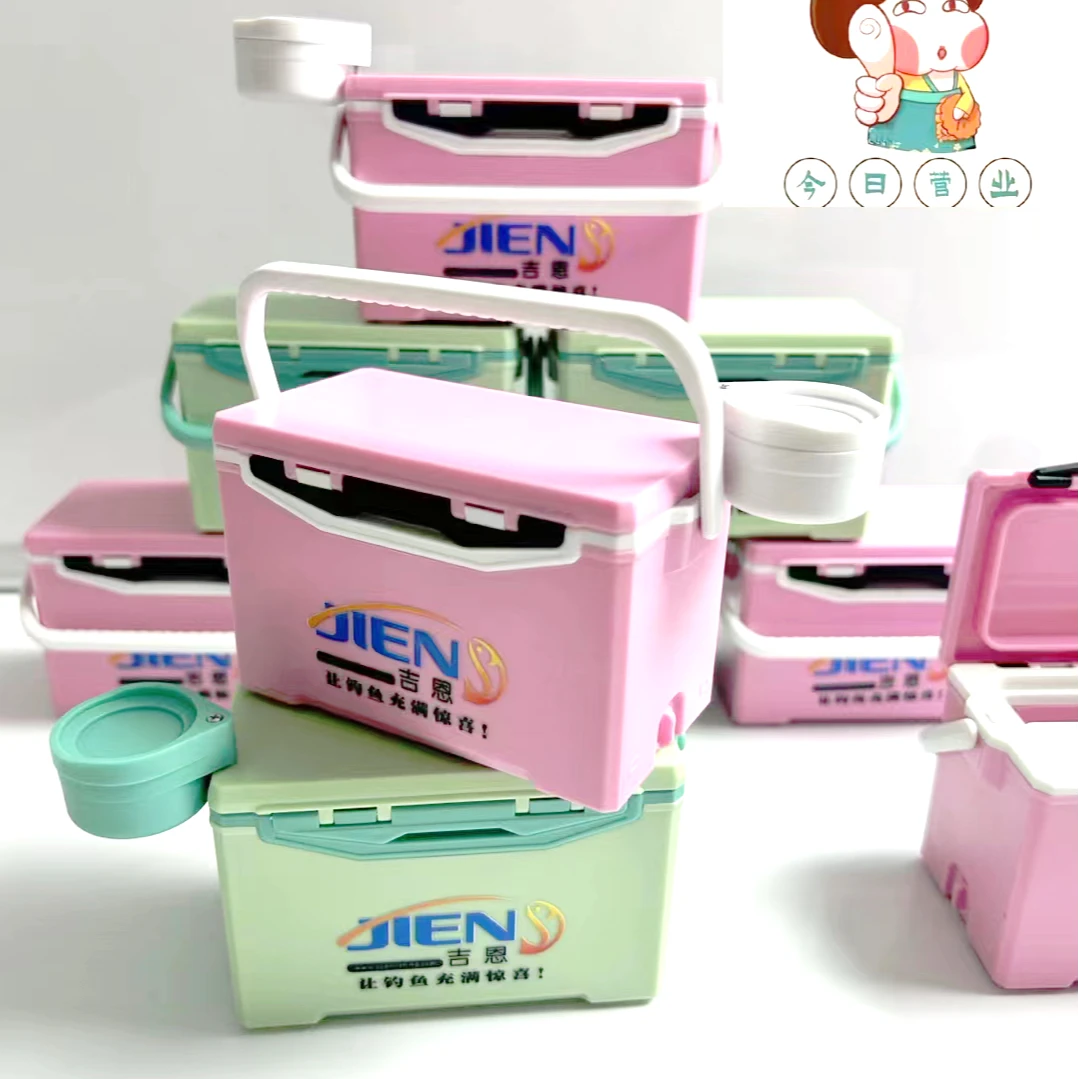 吉恩小钓箱模型车载手办