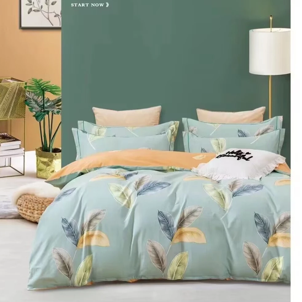 晟源定制-100%纯棉臻品澳绒高品磨绒 - 叶语时尚AB版床品订制