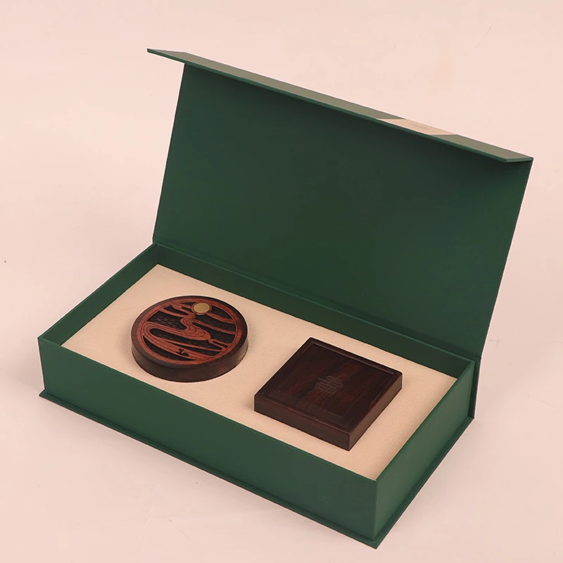 箁筝一船明月香薰礼盒野生芽庄沉香盘香熏香家用室内手工天然香薰