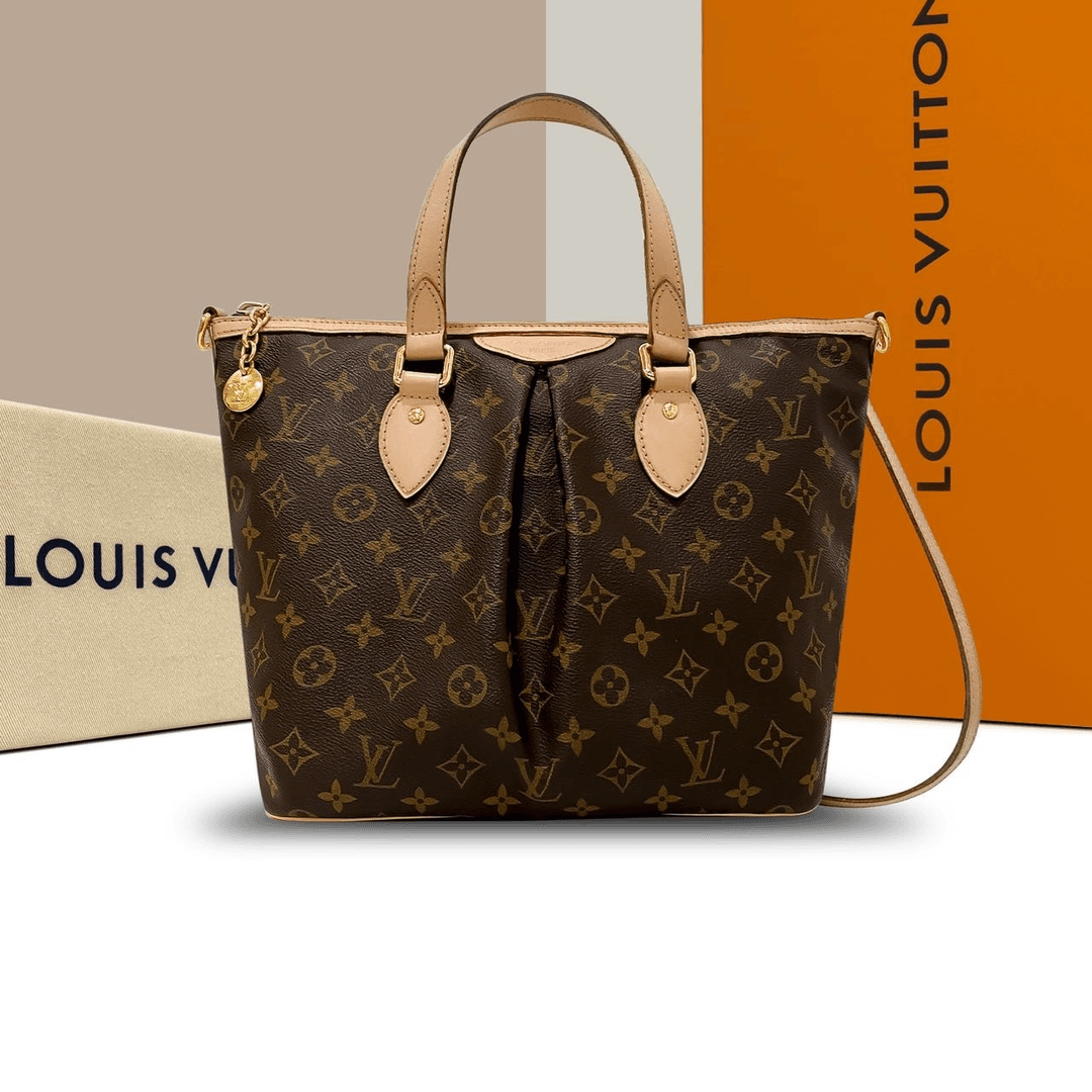 95新 LOUIS VUITTON PARIS 老花派拉蒙手提包