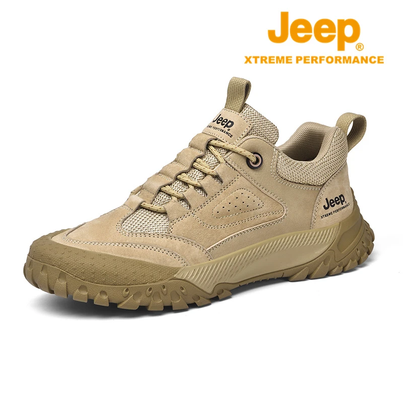 JEEP/吉普男鞋2023秋季旅行户外运动休闲鞋防滑耐磨防撞徒步鞋男