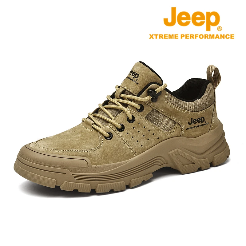 JEEP/吉普户外运动鞋男防滑耐磨休闲鞋时尚徒步越野登山鞋大码