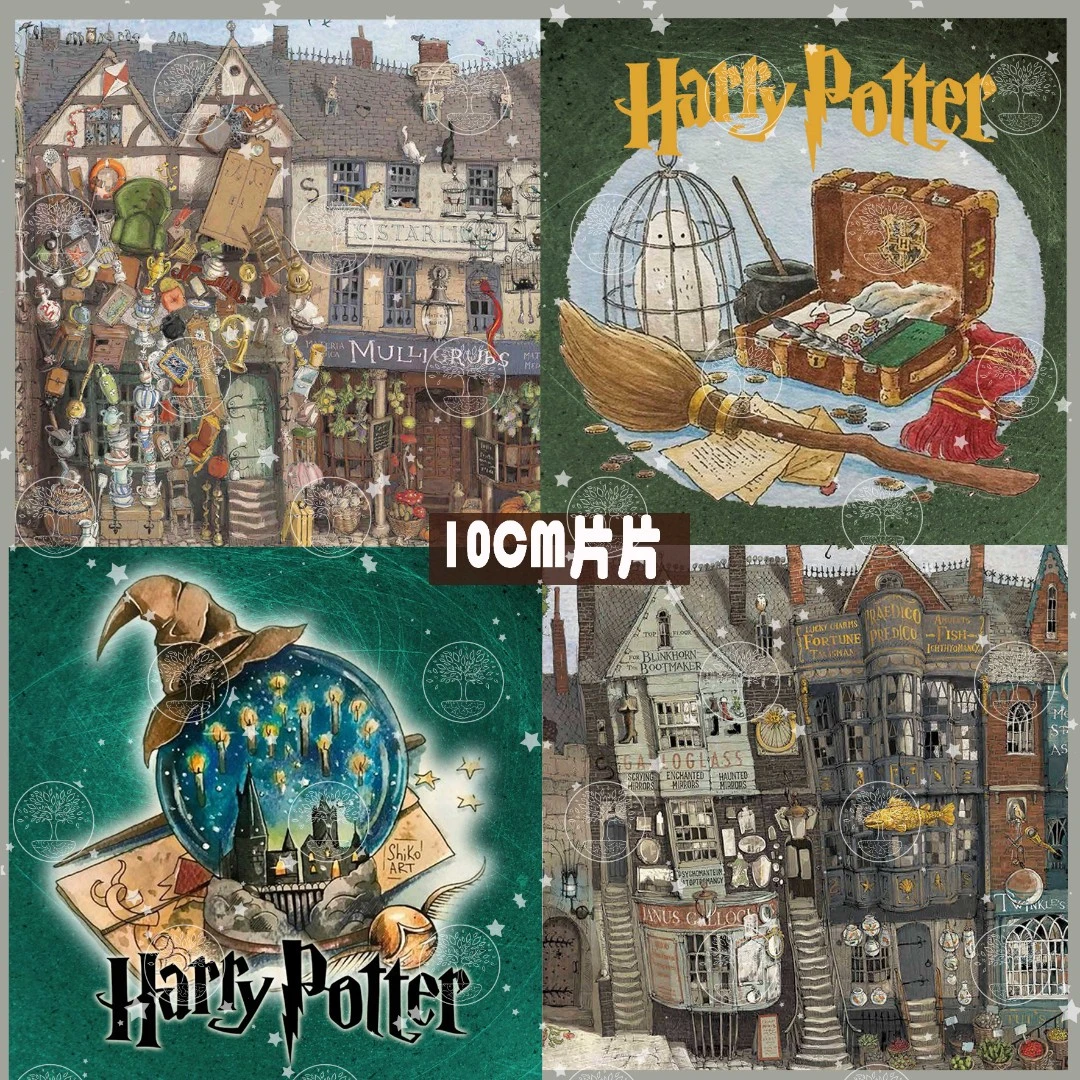 10CM亚克力片片透明贴片双层3个厚DIY小饰品动漫/卡通/迪士尼潮玩