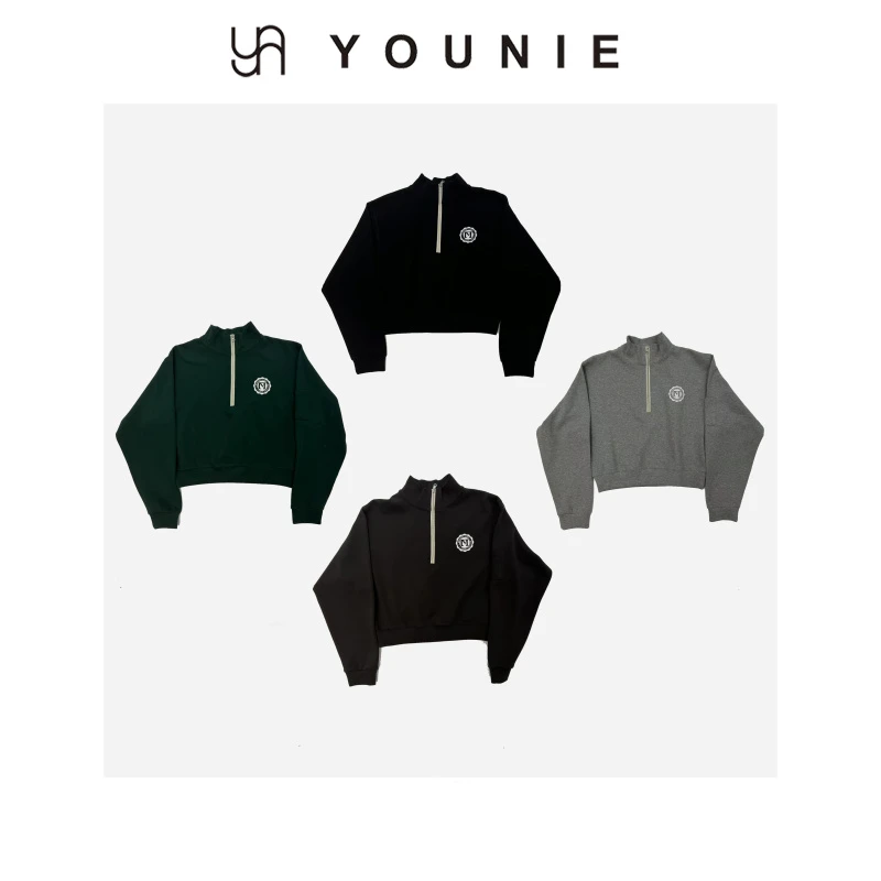 宇宙遨游~休闲半拉链套头卫衣