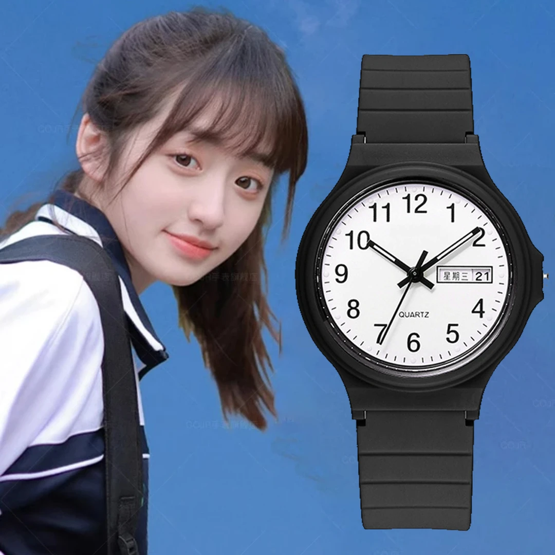 初中高中学生手表考试专用静音防水电子腕表初中生夜光简约潮流