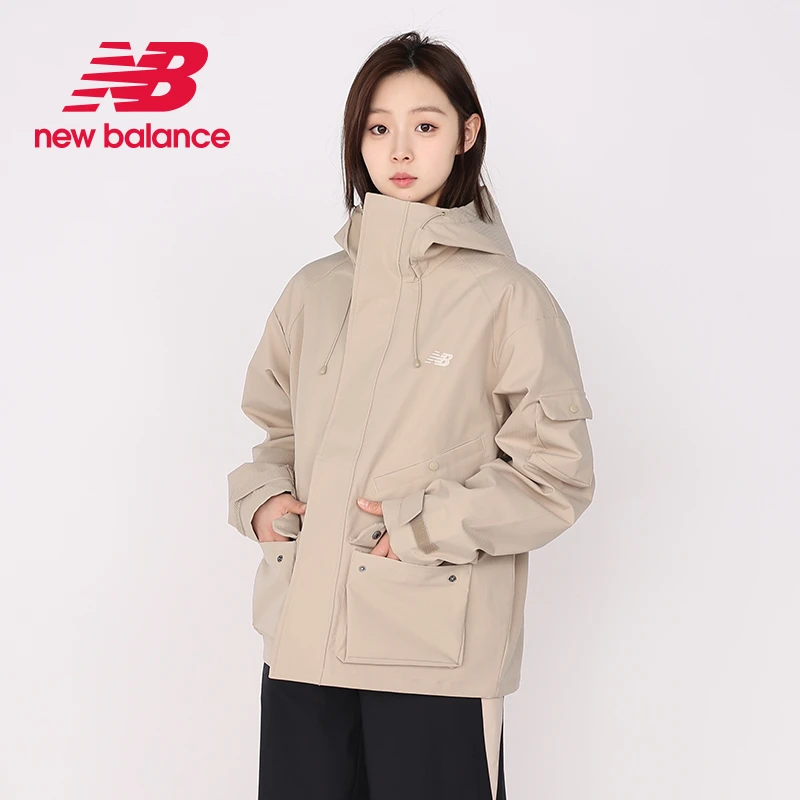 New Balance NB新款运动雅丹风连帽夹克时尚百搭外套AMJ41328
