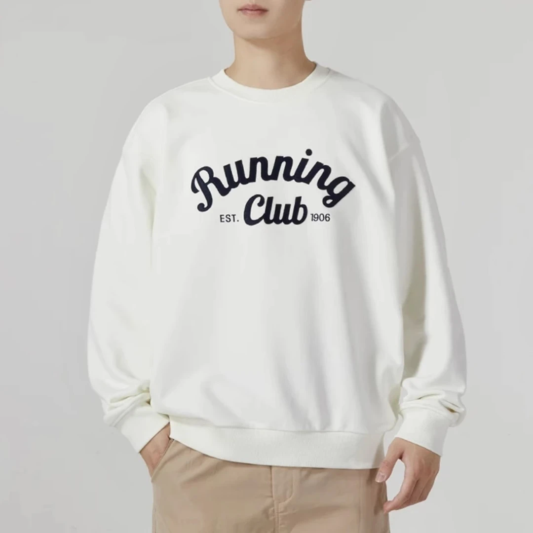 New Balance NB早秋圆领休闲男女情侣美式复古运动卫衣5CD38091