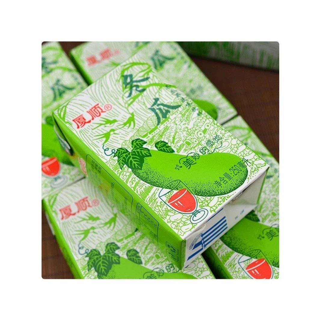 厦顺冬瓜茶果蔬味饮料整箱24盒*250ml夏季清凉饮品盒装休闲下午茶