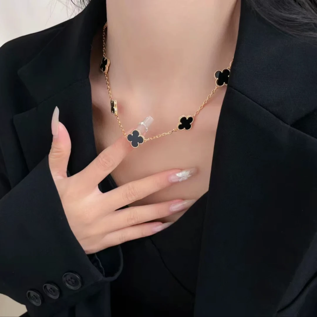 [KC店] 男女款 四叶草10话围巾 气质百搭简约轻奢时尚