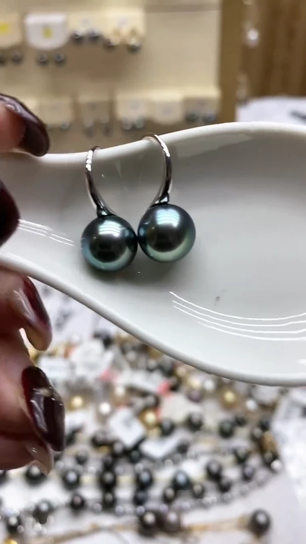 【闪购商品】海水珍珠耳饰银S925镶嵌2